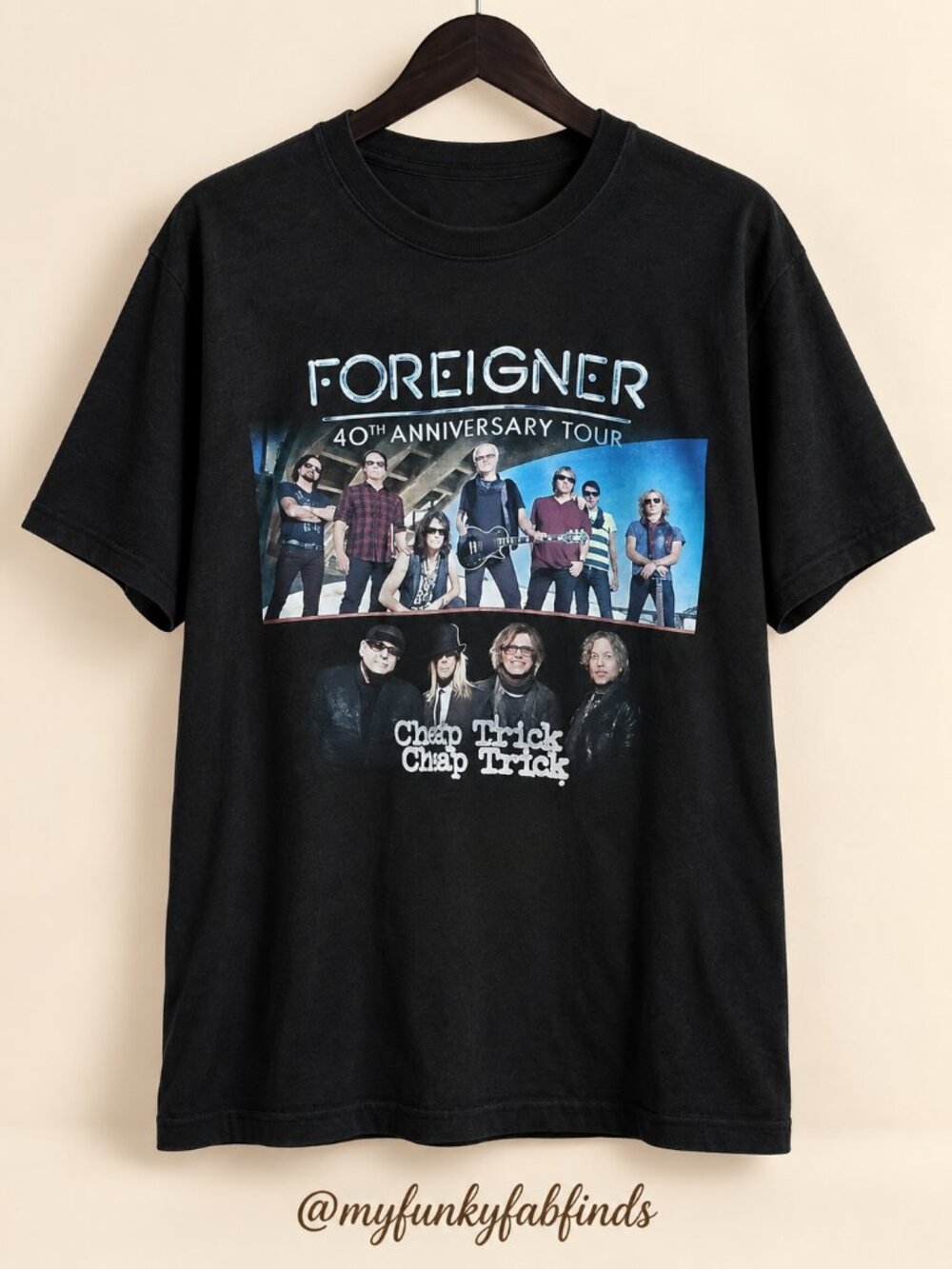 2017 Foreigner 40th Anniversary Tour t-shirt